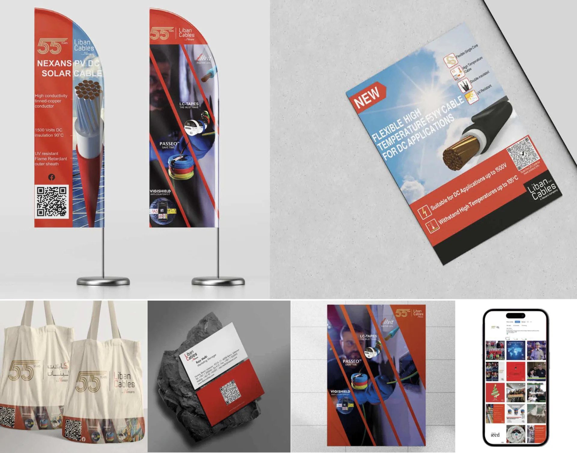 Liban Cables branding & social media