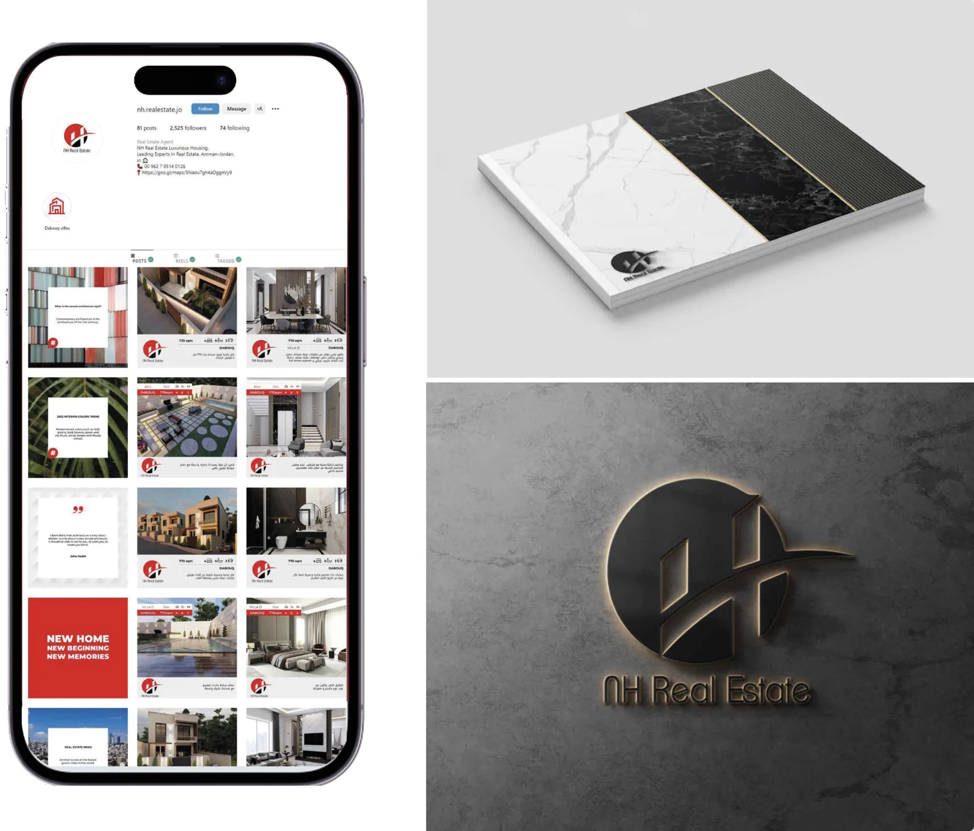 NH Real Estate branding & social media